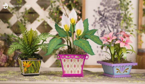 Download Pretty Potted Plants SVG Bundle - Potted Collection