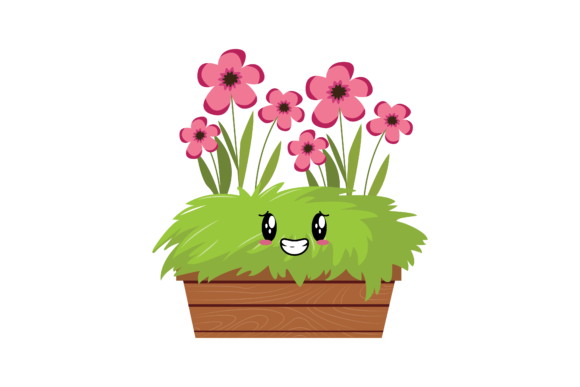 Download Spring Cute Kawaii Potted Flowers - Potted Collection